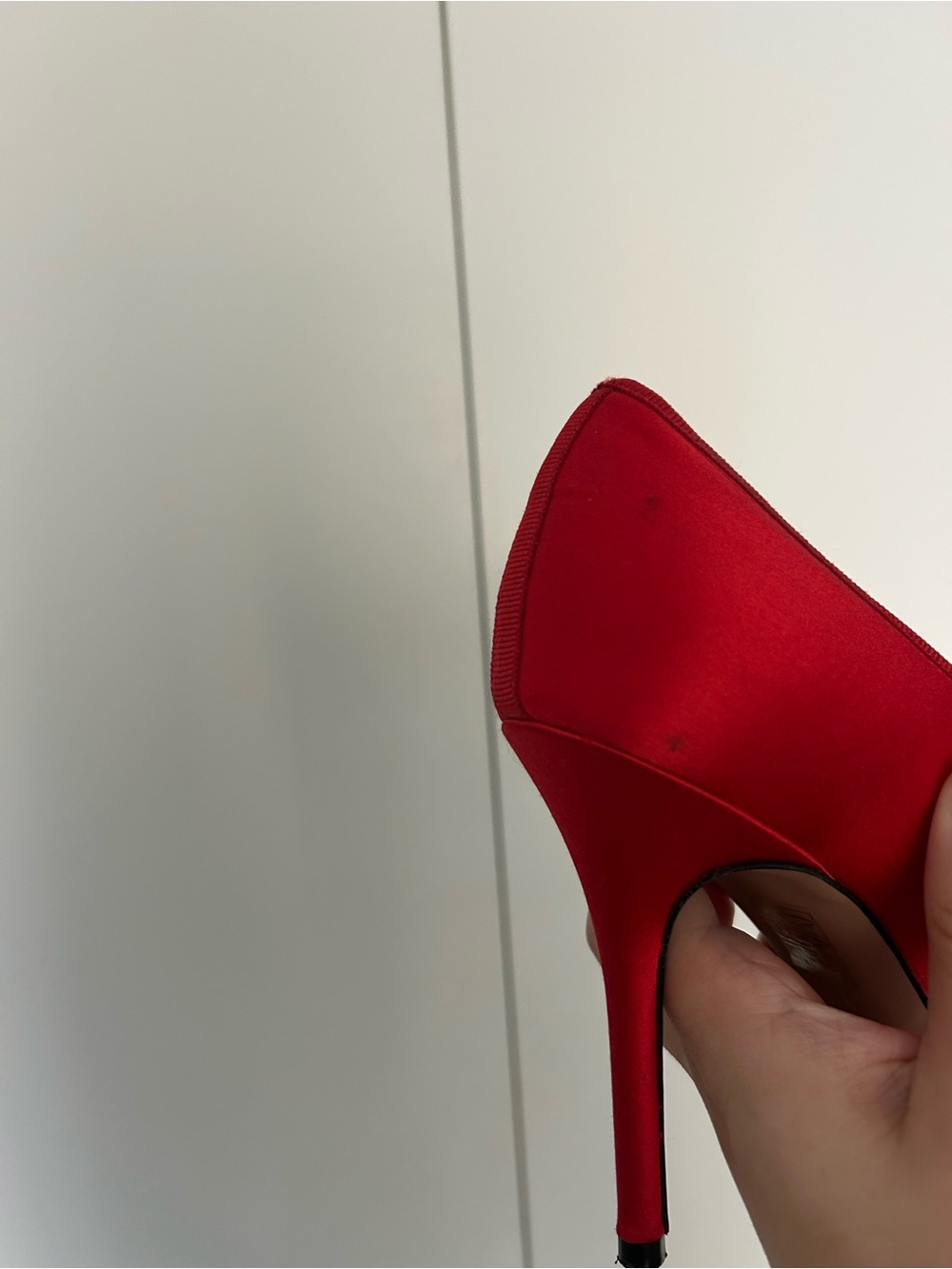 J. Crew Red Ballet Stiletto Pumps with Bow - Picture 8 of 8